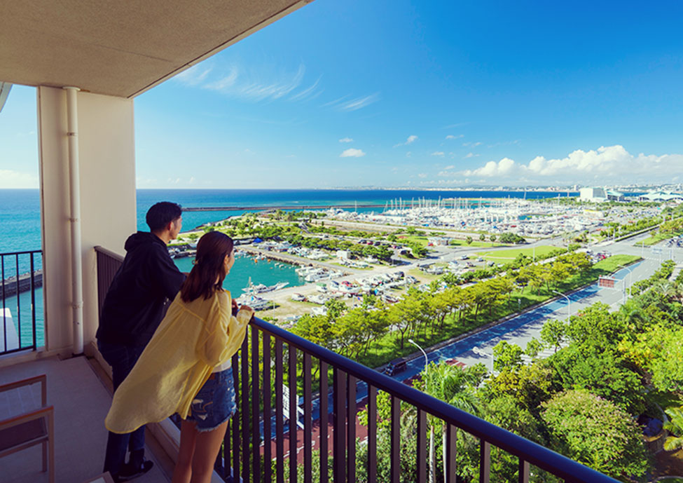 写真：客室からの景観