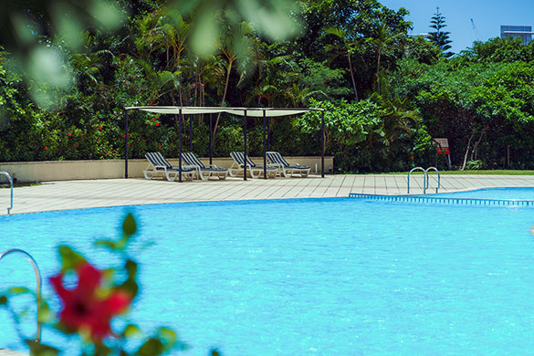 写真：ガーデンプール